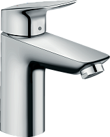 Смеситель для раковины Hansgrohe Logis 100 со сливным клапаном 71107000