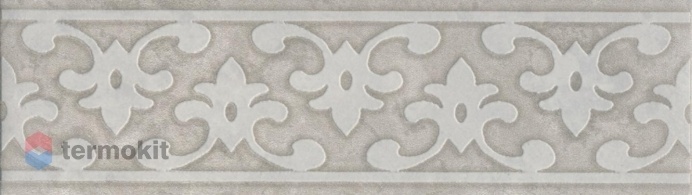 Керамическая плитка Kerama Marazzi Ферони OS/B296/8348 бордюр серый матовый 20x5,7 