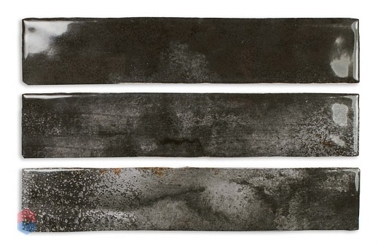 Керамическая плитка DNA Tiles Enamel Charcoal настенная 5x25