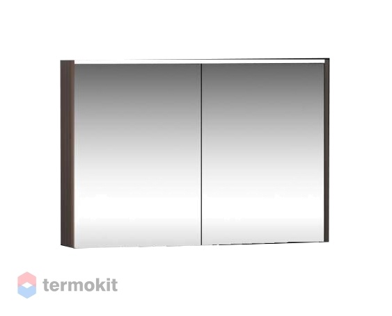 Зеркальный шкаф Vitra Metropole с подсветкой 100 58213 сливовое дерево