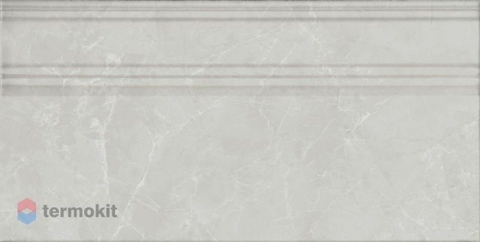 Керамическая плитка Kerama Marazzi Монте Тиберио FME028R Плинтус серый глянцевый обрезной 20x40x1,6
