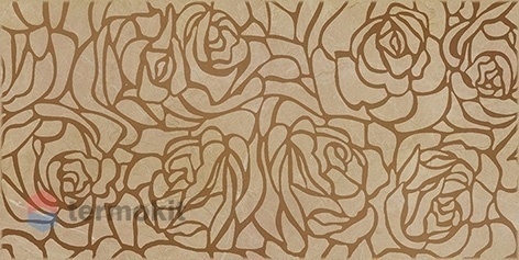 Керамическая плитка Ceramica Classic Serenity Rosas Декор коричневый 08-05-15-1349 20х40