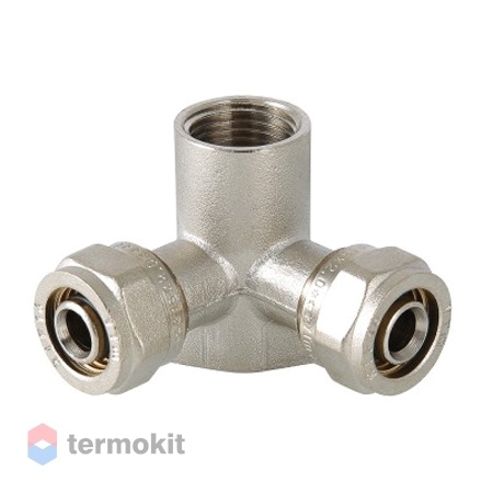 Водорозетка обжимная проходная Valtec 16 x 1/2"