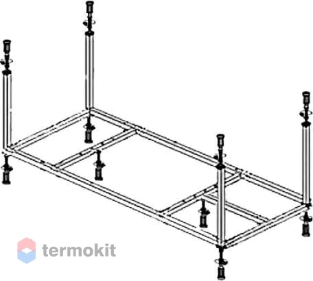 Металлический каркас для ванны Cezares METAURO METAURO-MF