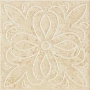 Керамогранит Coliseumgres Marche Bianco Angolo Anthea/Белый Декор 7,2x7,2