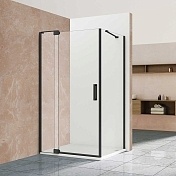 Душевой уголок Vincea Extra 2000х900-1000х900 черный VSR-1E901090CLB