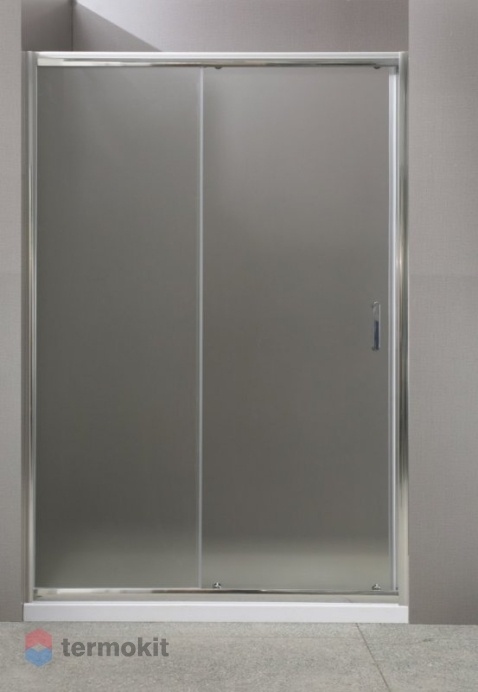 Душевая дверь BelBagno UNO 1500х1950 хром (рифленое стекло) UNO-195-BF-1-150-P-Cr