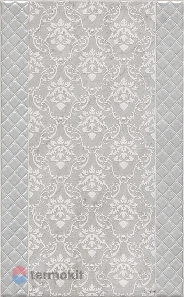 Керамическая плитка Kerama Marazzi Мотиво AZ/A053/6424 декор серый светлый глянцевый 25x40