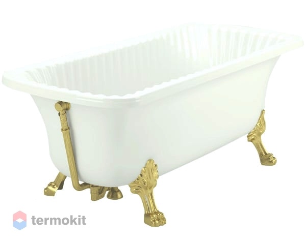 Ванна из искусственного камня Migliore OLIVIA 1740x800 на ножках 24393