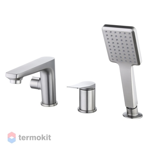 Смеситель на борт ванны Lemark Bronx графит LM3745GM