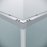 Душевой уголок Grossman Galaxy 1950x800x800 (стекло шиншилла) хром 300.K33.01.8080.10.02