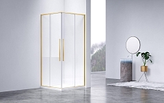 Душевой уголок Vincea Slim-N 1950x1000x800 золото брашированное VSS-4SN8010CLG