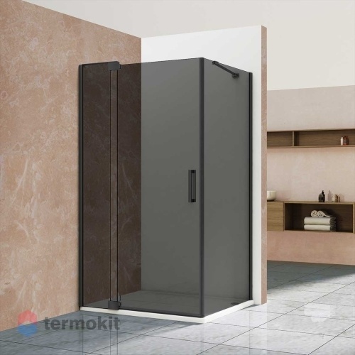 Душевой уголок Vincea Extra 2000х900х900 (тонированное стекло) черный матовый VSR-1E809090CGB