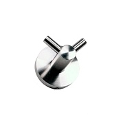Крючок двойной NOFER NIZA хром матовый 16852.S