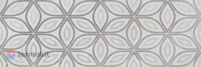 Керамическая плитка Laparet Craft настенная серый узор 17-00-06-2481 20х60