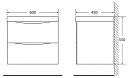 Раковина мебельная Belbagno BB600/450-LV-MR-AST