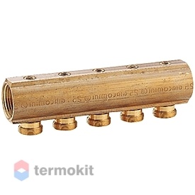 Giacomini Коллектор с отсечными клапанами 3/4"x16/4 R585Y024