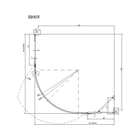 Душевой уголок Ravak Brilliant BSKK3 1950x1000x1000 R хром 3UPAAA00Y1
