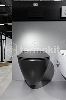 Сиденье для унитаза CREAVIT Duck микролифт черный матовый KC0903.01.1400E УЦЕНЕННЫЙ