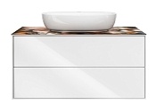 Тумба Kerama Marazzi PLAZA Modern подвесная 100 PL.M.100.2\WHT белый
