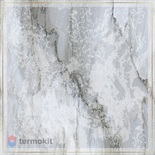 Керамогранит Brennero Venus Dec. Solitaire Rosone Pav. Gold Blu Lapp/Rett декор 60x60