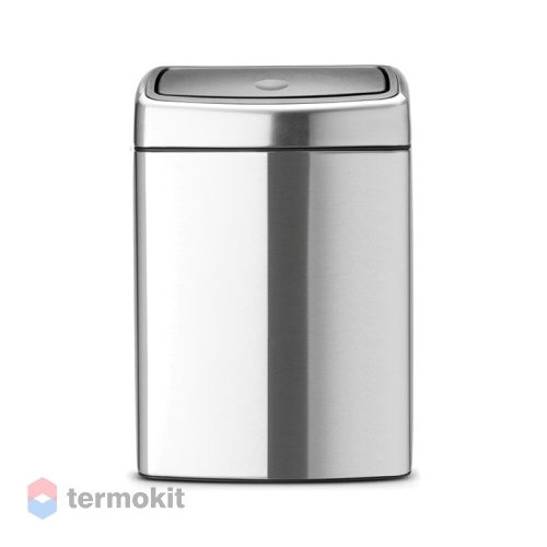 Мусорный бак Brabantia Touch Bin прямоугольный 10л Стальной матовый (FPP)
