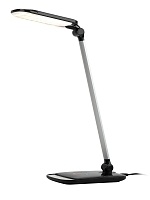 Настольный светильник ЭРА NLED-460-14W-BK-S Черный с серебром 
