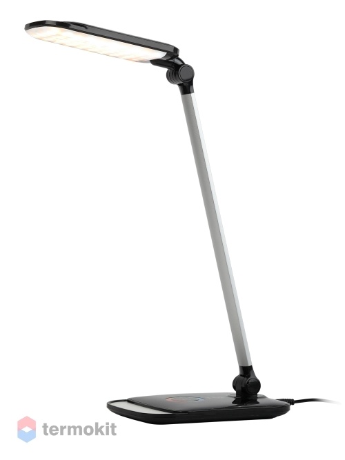 Настольный светильник ЭРА NLED-460-14W-BK-S Черный с серебром 