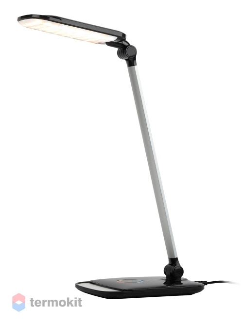 Настольный светильник ЭРА NLED-460-14W-BK-S Черный с серебром
