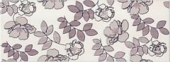 Керамическая плитка Kerama Marazzi Ньюпорт Цветы фиолетовый STG/C182/15010 Декор 15x40
