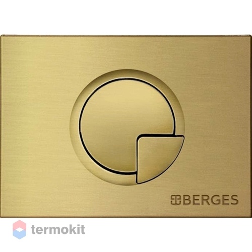 Клавиша смыва BERGES NOVUM R8 бронза 040028