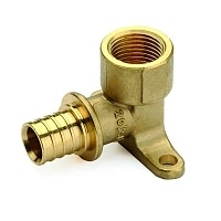 STOUT Угольник настенный с креплением 16xRp 1/2&quot;