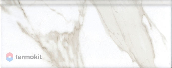Керамическая плитка Kerama Marazzi Алентежу FMF007R Плинтус белый матовый обрезной 30х12