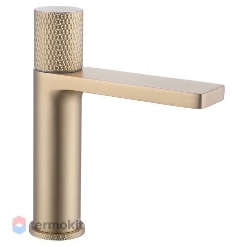 Смеситель для раковины ABBER Rund золото матовое AF8710G