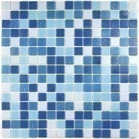 Стеклянная Мозаика Bonaparte Aqua 100 (на бумаге) (4x20x20) 32,7x32,7