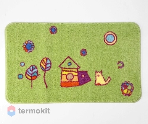 Коврик для ванной комнаты WasserKRAFT Kammel 80x50 Зеленый BM-1201