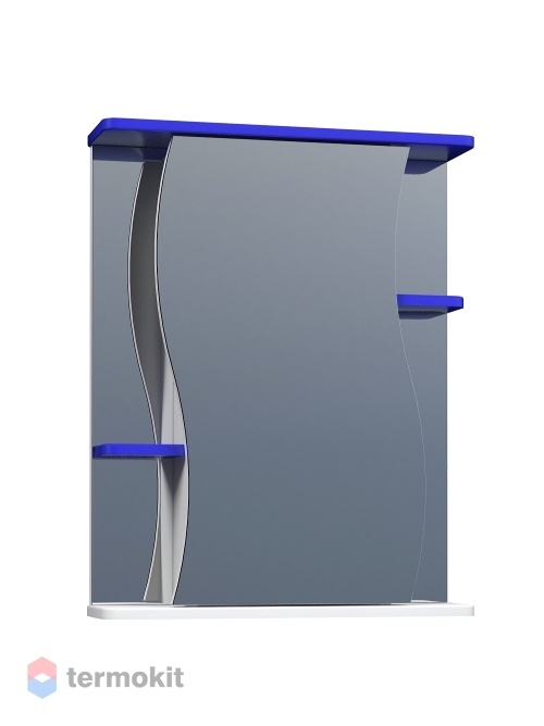 Зеркальный шкаф VIGO Alessandro 55 подвесной синий zsh.ALE.55 син