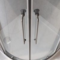 Душевой уголок Cezares Relax 304 2000x1200x900 оружейная сталь RELAX-304-RH-2-120/90-C-GM