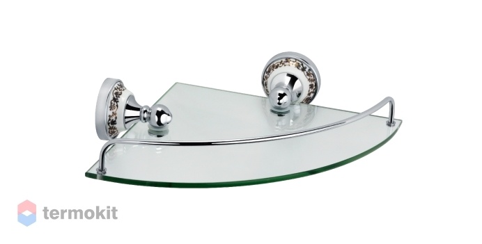 Полка стеклянная угловая Fixsen Bogema FX-78503A
