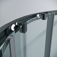 Душевой уголок Grossman Cosmo 1950x1000x1000 черный матовый 301.K33.02.1010.21.00