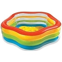 Бассейн надувной Intex &quot;Summer colors pool&quot;, 185х180х53 см, 56495NP