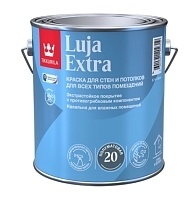 Краска для стен и потолков, Tikkurila Luja Extra, полуматовая, база А, белая, 2,7 л