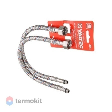 Valtec Комплект гибкой подводки для смесителя 1/2” х M10 100 см