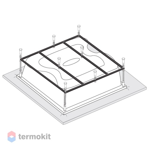 Каркас к ванне VAGNERPLAST Helios 194x170 VPK194170