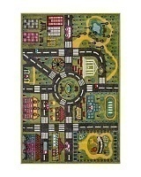 Ковёр Merinos Rio 240x340 прямоугольный зелёный C070