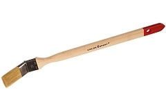 Color Expert Кисть радиаторная угловая, светлая, смешанная щетина, деревянная ручка (40мм)