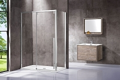 Душевой уголок Vincea Lugano 1900x1300x800 хром VSR-1L8013CL-1