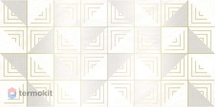 Керамическая плитка Laparet Mania Декор белый 25х50
