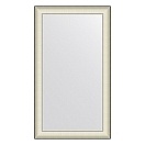 Зеркало в багетной раме EVOFORM DEFINITE 68 белая кожа с хромом BY 7631