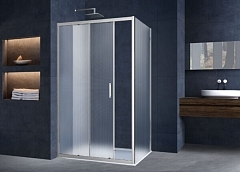 Душевой уголок Vincea Alpha 1950x1200x900 хром (рифленое стекло) VSR-3AL9012MT